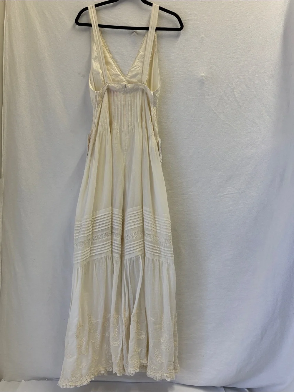 Free People Paloma Wide Leg Jumpsuit Creamy Combo